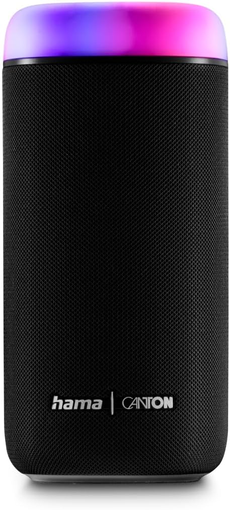 Hama Bluetooth Lautsprecher, 30W (wasserfest IPX4, LED Lichteffekte, 12 Stunden Akkulaufzeit, Blueto