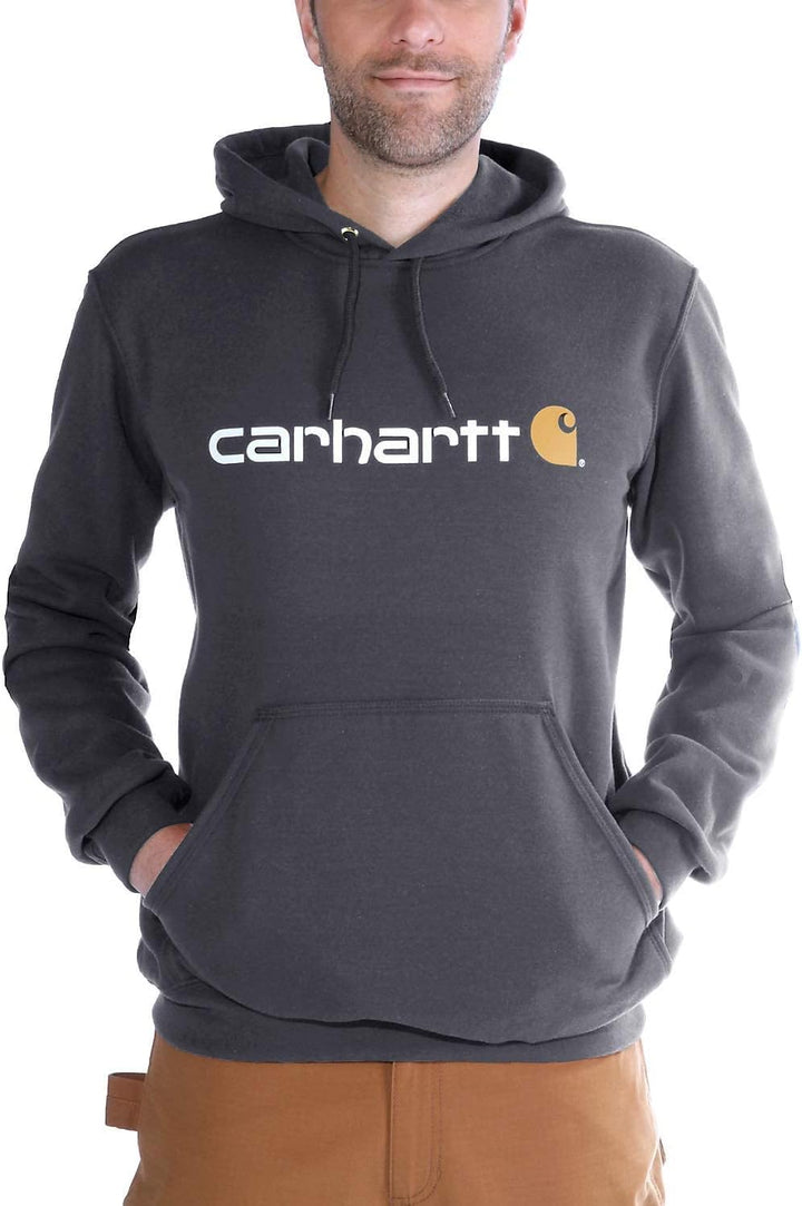 Carhartt Herren Weites, Mittelschweres Sweatshirt mit Logo-Grafik Sweater XS Anthrazit Meliert, XS A
