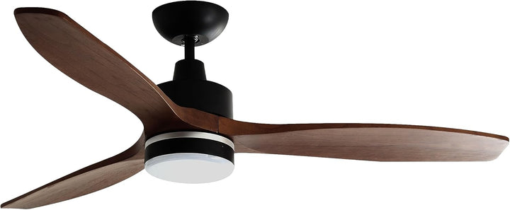 Pepeo – Notos Deckenventilator mit LED Beleuchtung | Sehr leiser Deckenventilator mit Fernbedienung