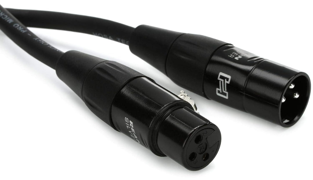 Hosa HMIC-015, Pro Microphone Cable, REAN XLR3F to XLR3M, 15 ft 15 Feet, 15 Feet