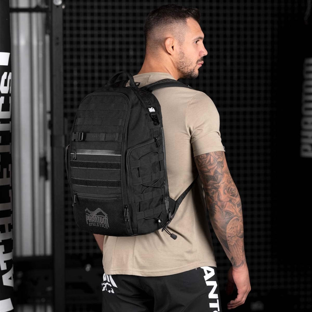 Phantom Athletics Sport Rucksack - Fitness Training - Herren Backpack, Daypack 35l - Schwarz, 35l -