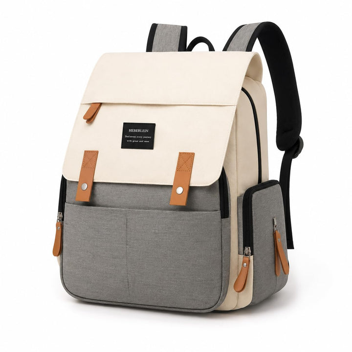 Heberlein Prestige Wickelrucksack, lässige Wickeltasche/Babytasche, praktisch gross, Rucksack für Ma