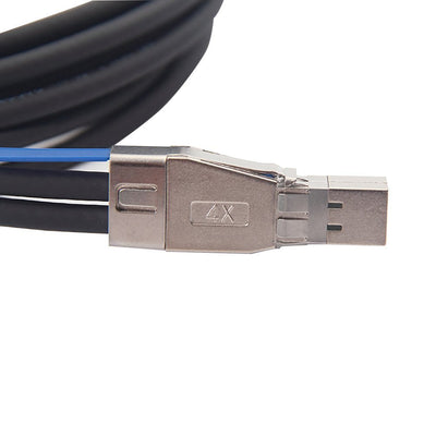 10Gtek® 12G External Mini SAS HD SFF-8644 zu SFF-8644 Kabel, 2-Meter(6.5-ft) 2m SFF-8644 zu SFF-8644