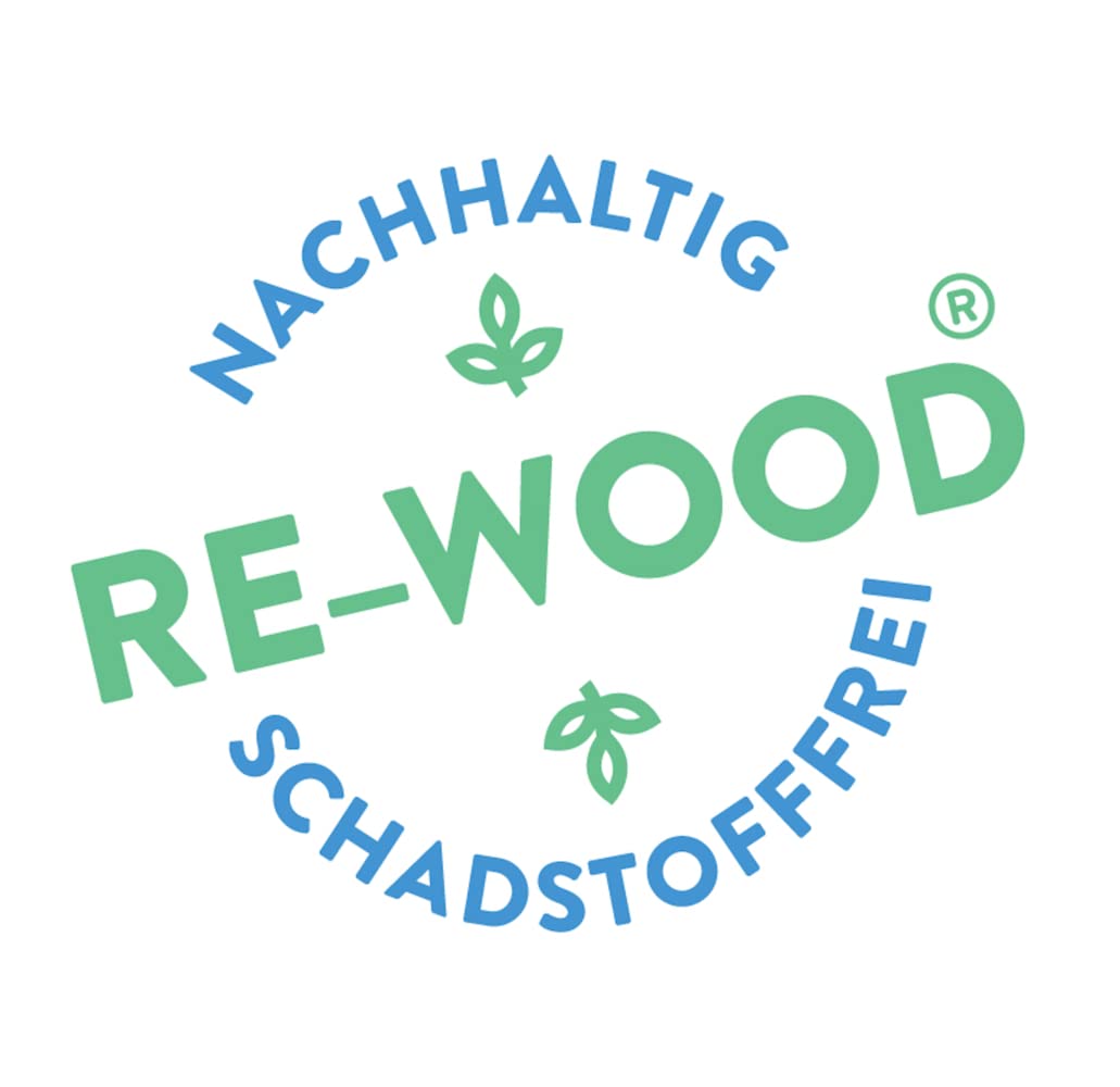 WISSNER® aktiv Lernen - 100 er Rechenrahmen, ab 3 bis 99 Jahre, rot/blau - RE-Wood® (Packung mit 2)