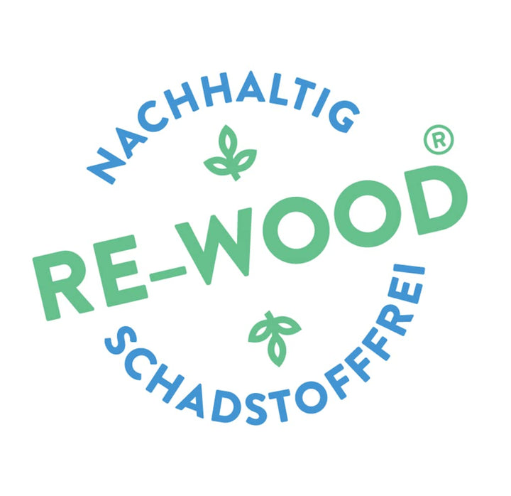 WISSNER® aktiv Lernen - 100 er Rechenrahmen, ab 3 bis 99 Jahre, rot/blau - RE-Wood® (Packung mit 2)
