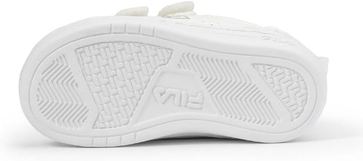 FILA Unisex Kinder Crosscourt 2 Nt Velcro TDL Sneaker 27 EU Weiss, 27 EU Weiß