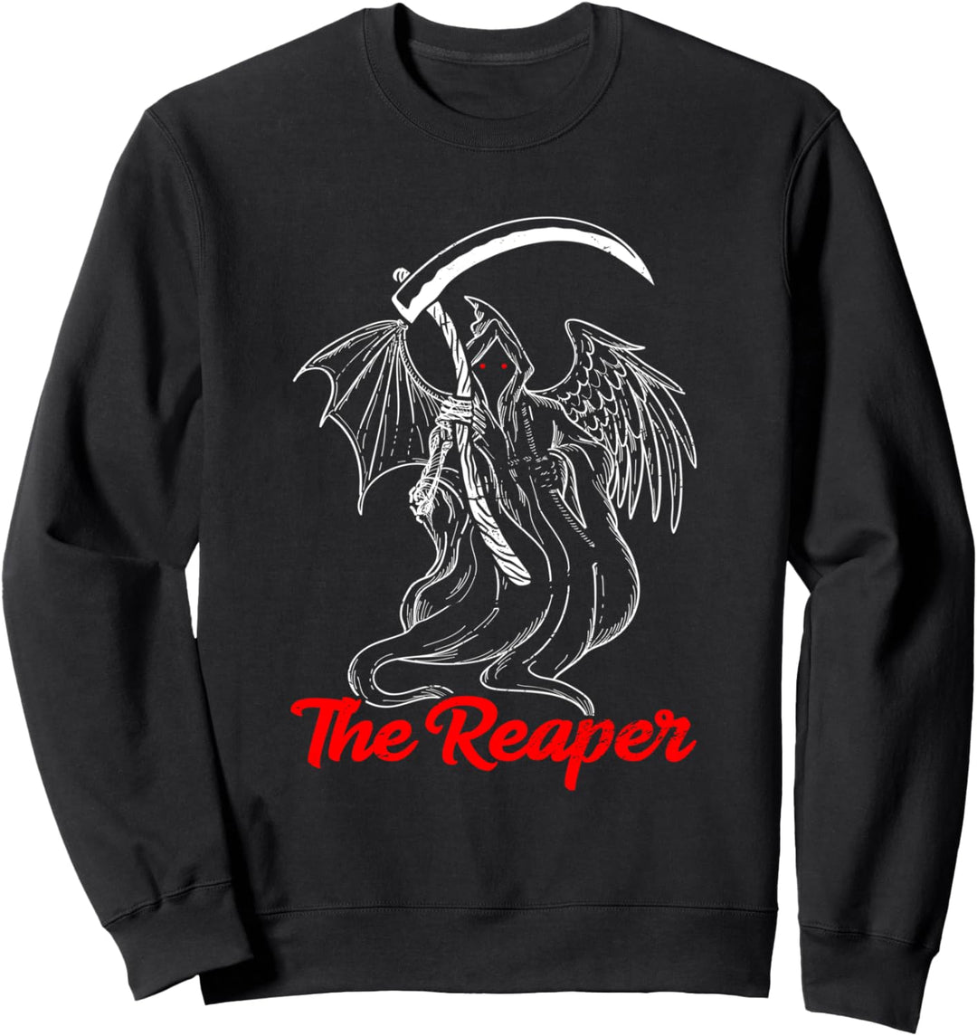The Reaper Angel of Death Halloween Horror Sensenmann Sense Sweatshirt
