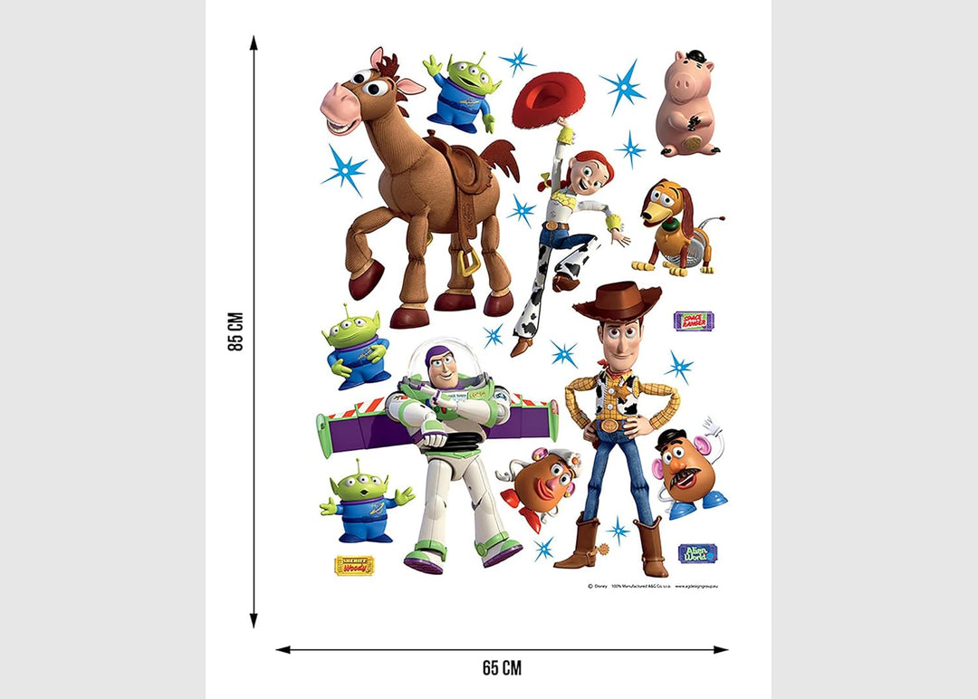 AG Design Wand Sticker DK 1771 Disney Toy Story, 65 x 85 cm
