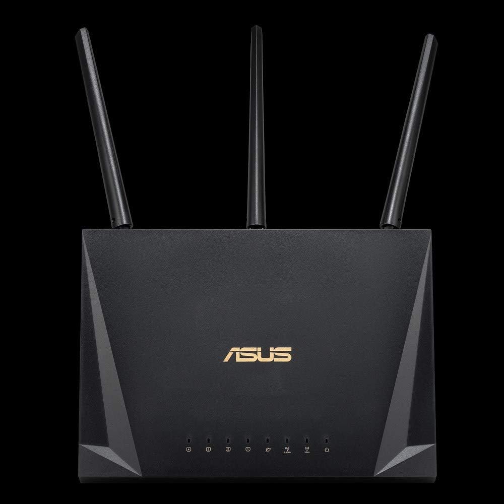 Asus RT-AC85P Home Office Router (WiFi 5 AC2400 MU-MIMO, 4x Gigabit LAN, App Steuerung, USB 3.1, IPv