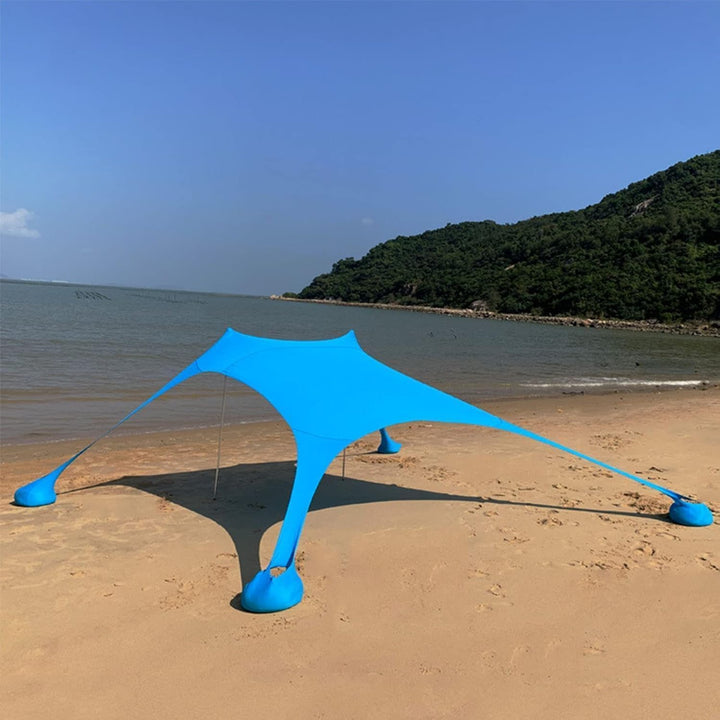 Schatten Zelt - 210 X 150 X 170cm Strandzelt Strandmuschel Beach StrandZelt Mit Sandsack Sonnensegel