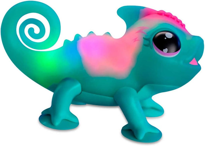 Giochi Preziosi Chamäleon Little Live Pets Sunny Interaktives Chamäleon mit Saugnäpfen, ändert die F