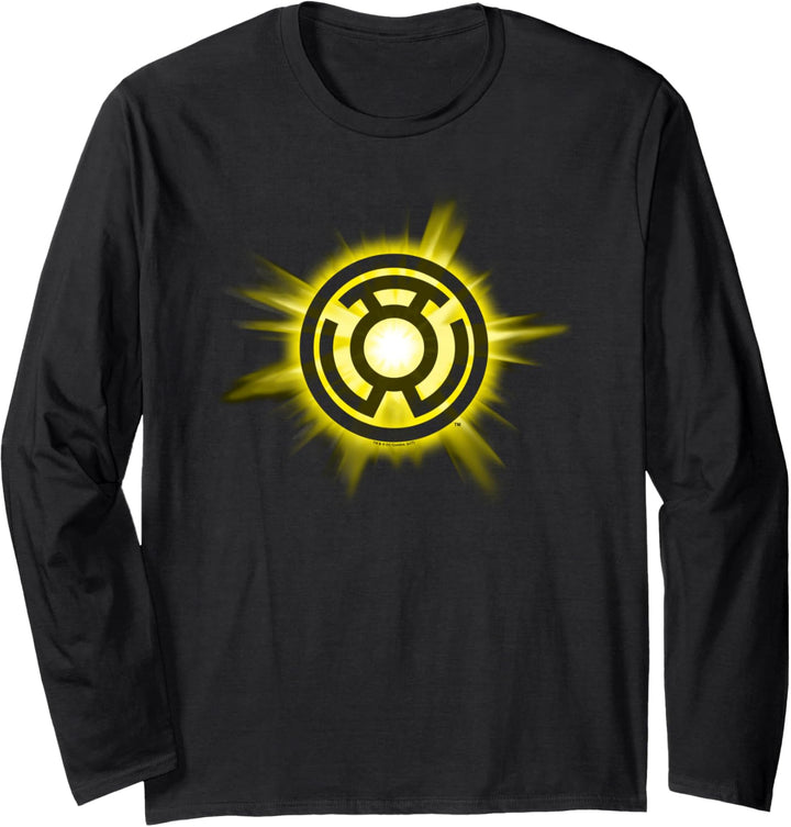 Green Lantern Yellow Glow Langarmshirt