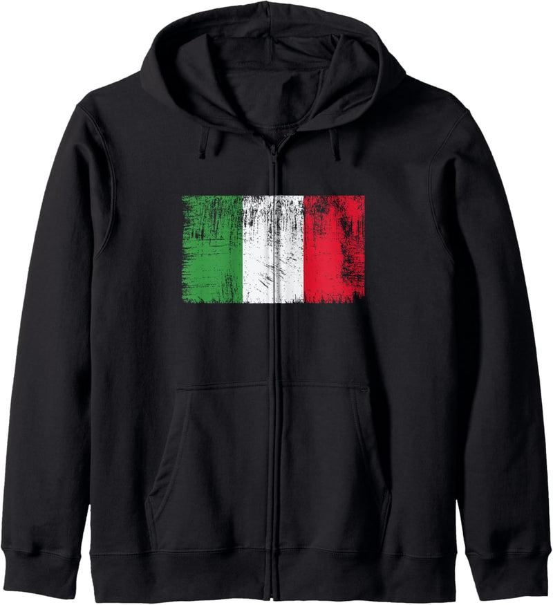 Italien Flagge Italienische Fahne Geschenk Fussball-Fan Sport Kapuzenjacke