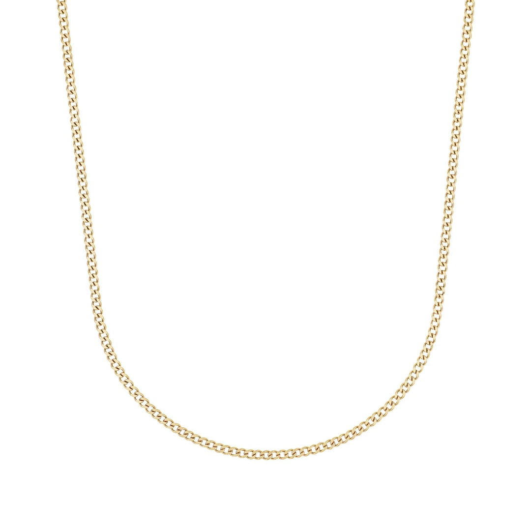 Amor Collier Edelstahl Unisex Damen Herren Halsschmuck, 50 cm, Gold, Kommt in Schmuck Geschenk Box,