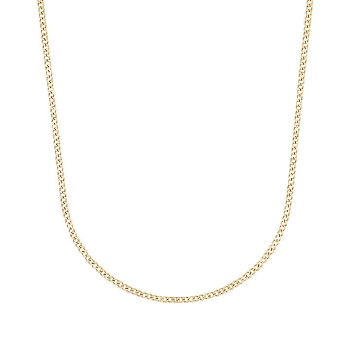 Amor Collier Edelstahl Unisex Damen Herren Halsschmuck, 50 cm, Gold, Kommt in Schmuck Geschenk Box,