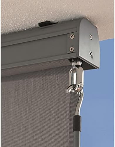 Grindi - Senkrechtmarkise Aussenrollo Balkonrollo, Sonnenschutz und Sichtschutz, Handkurbelmechanism