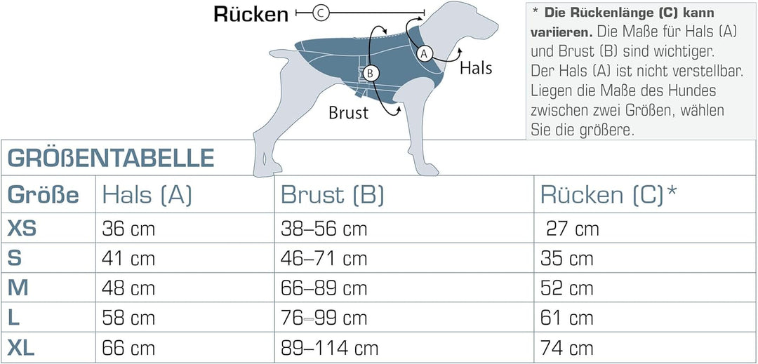 Kurgo North Country wasserdichter Hundemantel, Mit Fleece-Futter, LED-Licht für Nachtsichtbarkeit, G