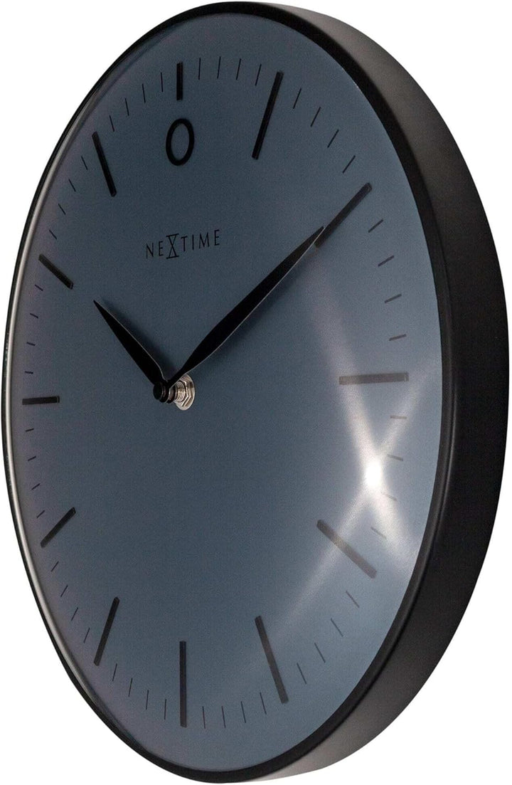 NeXtime 2790 Retro Uhr Aluminium grau