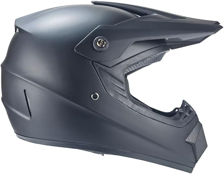 Kinder Crosshelm – Motorradhelm für Kinder und Jugendliche, ABS-Schale, robuster Kinderhelm für Down