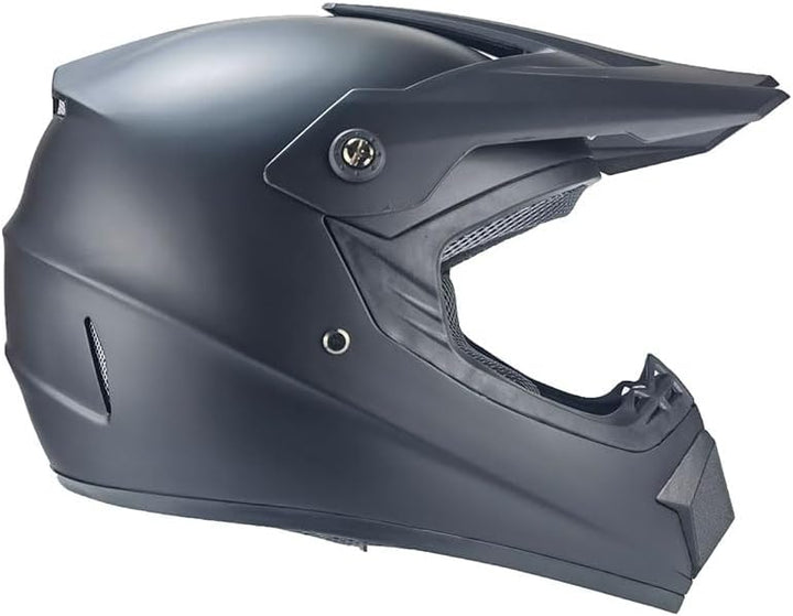Kinder Crosshelm – Motorradhelm für Kinder und Jugendliche, ABS-Schale, robuster Kinderhelm für Down