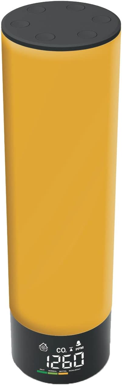 WL1045 Luftgütemonitor, Co2 Laterne - 3- Farben - Lüftungssystem, rot, gelb, grün, Co2 Alarm, perfek