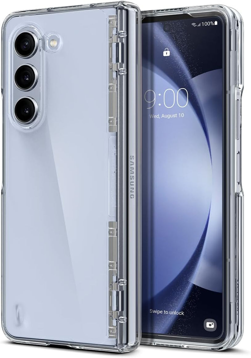 Spigen Thin Fit Pro Hülle Kompatibel mit Samsung Galaxy Z Fold 5 -Crystal Clear, Crystal Clear