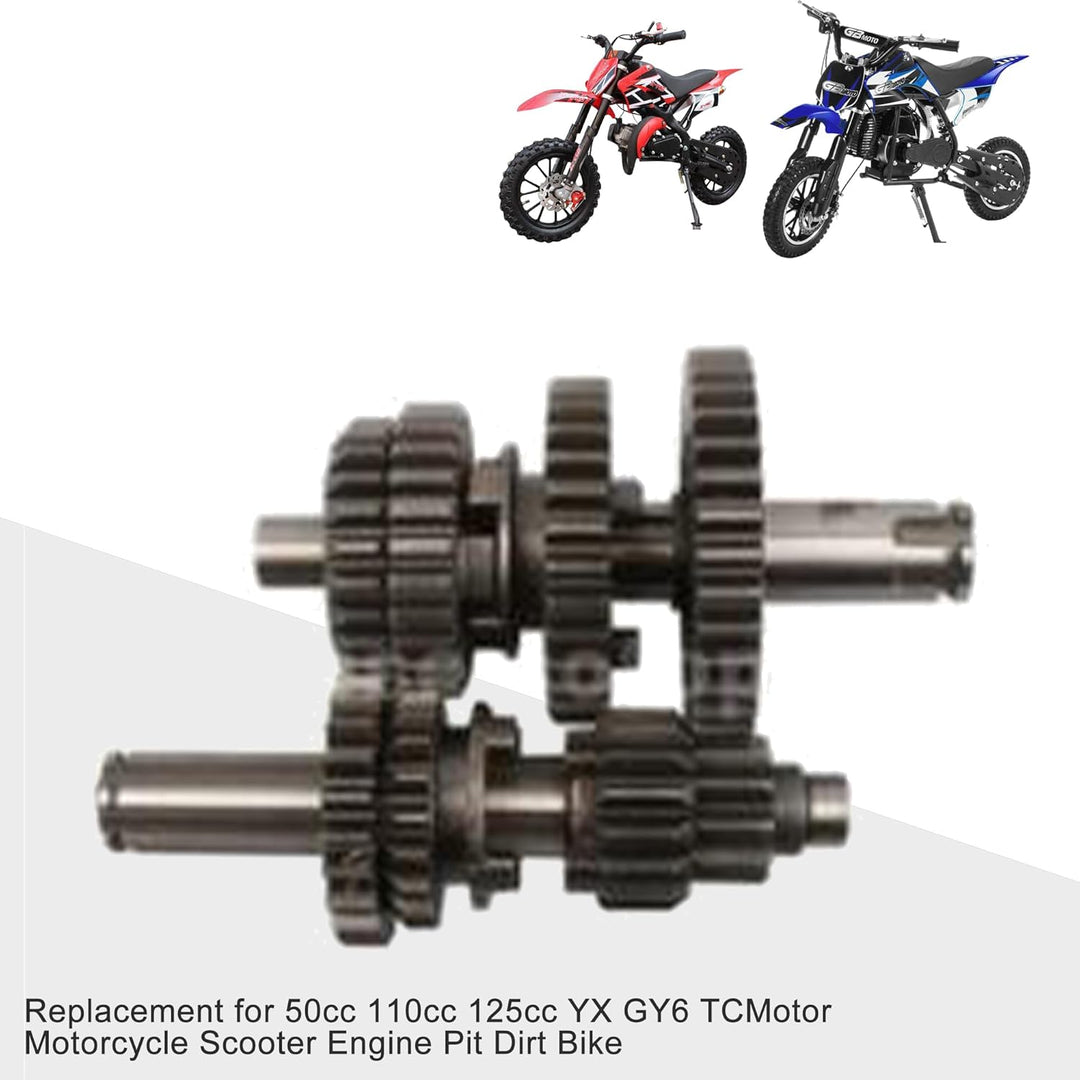 GOOFIT Getriebe und Engrenages Entraînements Set Ersatz für VTT 50cc 125cc Dirtbike & Go Kart