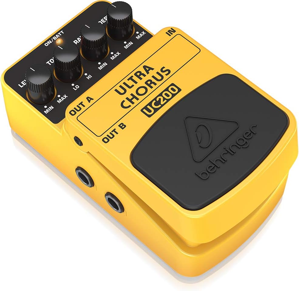 Best Price Square Guitar Pedal, Vintage DELAY VD400 by BEHRINGER & Behringer UC200 Ultimatives Stere