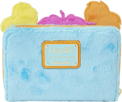 Loungefly Popples Cosplay Plüsch Geldbörse mit Reissverschluss, Blau, Geldbörse