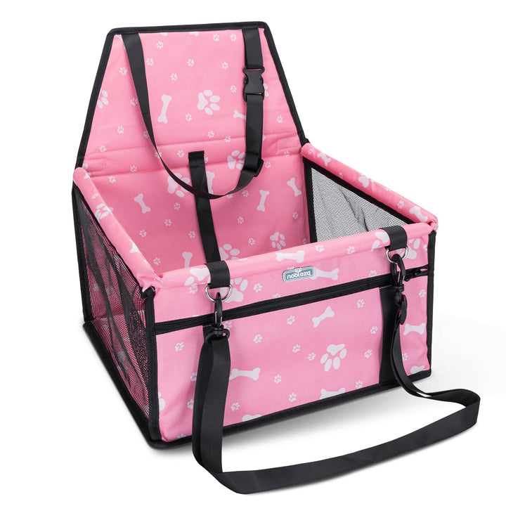 Nobleza - Autoverstärkung für Hunde und Haustiere, faltbar, waschbar, Reissverschluss-Tasche, 40x34x