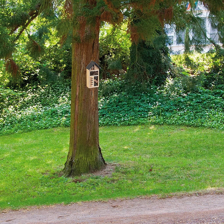 Royal Gardineer Insekten-Haus: 2er-Set Insektenhotels Linda, Nisthilfe für Nützlinge u.v.m. (Insekte