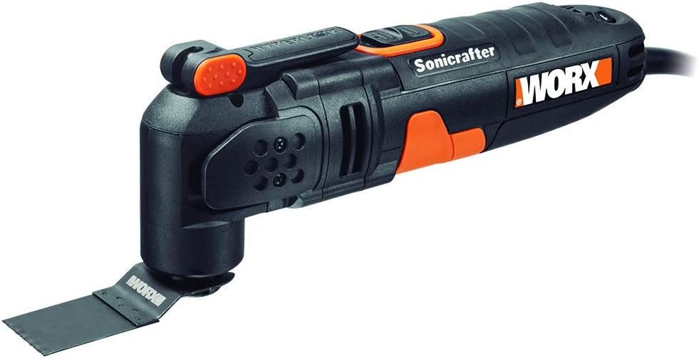 WORX WX679 Sonicrafter Multifunktionswerkzeug 250 W – Schneiden, Schleifen, Sägen, Schaben uvm. mit