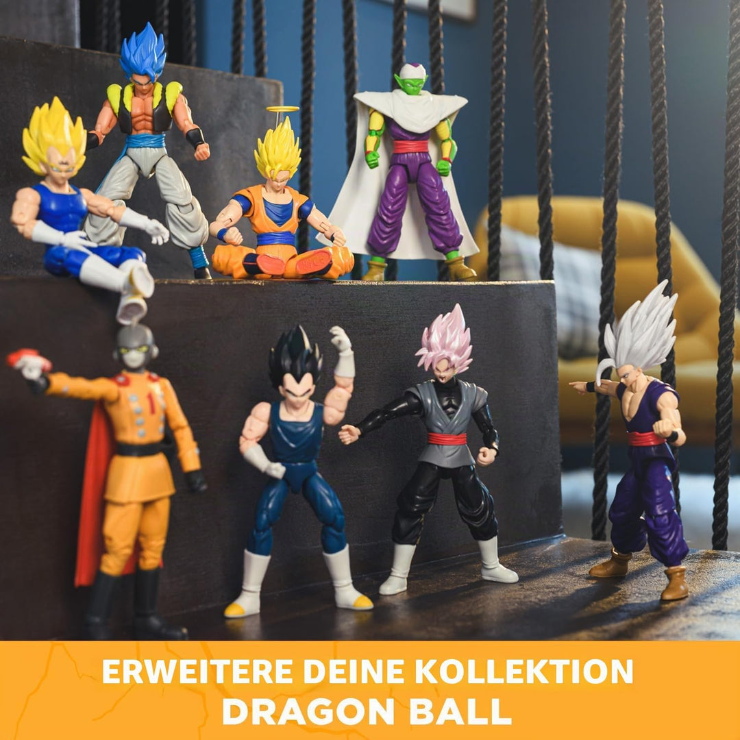 BANDAI - Dragon Ball Super - Dragon Stars Figur 17 cm - Super-Saiyajin Blue Goku - Gelenkige Blue Go
