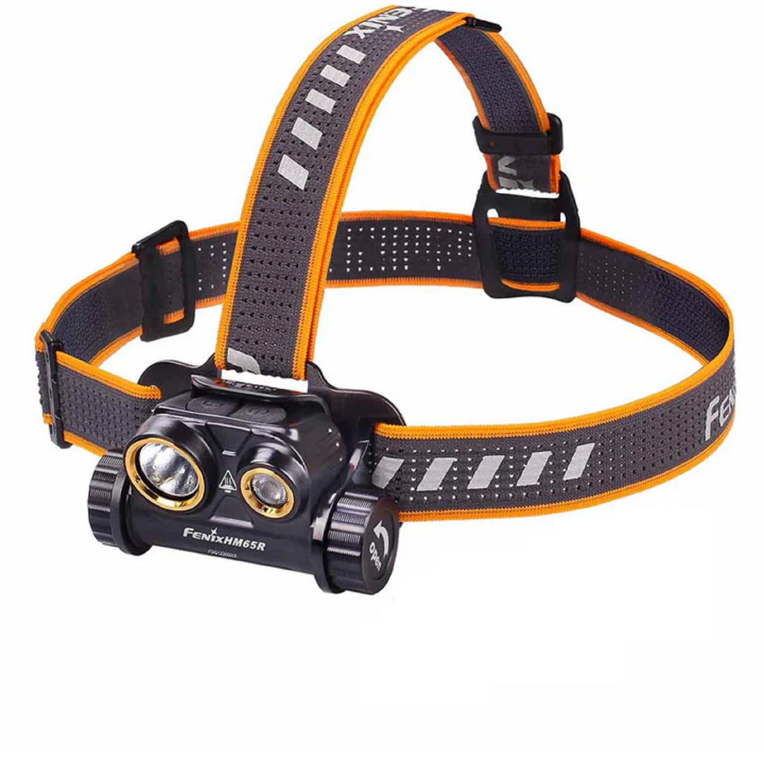 fenix Rechargeable Headlamp HM65R Wiederaufladbare 1400 Lumen Stirnlampe, Schwarz, 0 Single, Single