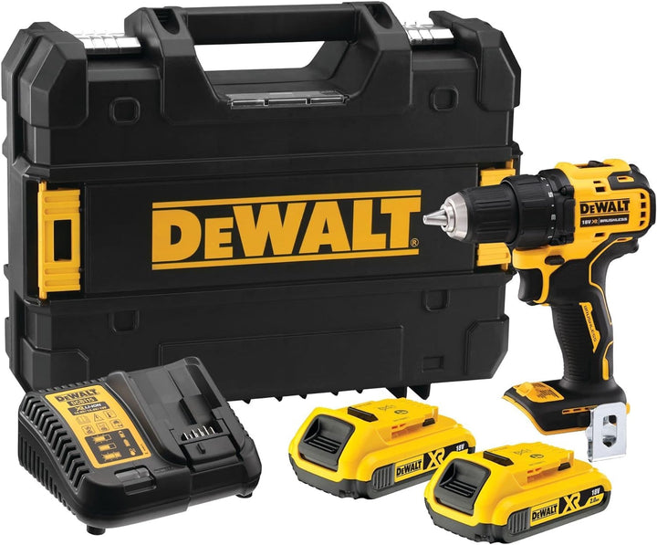 Dewalt 18V XR 2-Gang Akku-Bohrschrauber DCD708D2T (bürstenloses Vollmetall-Getriebe, 13 mm Vollmetal
