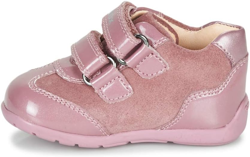 Geox Baby-Mädchen B Kaytan A First Steps 24 EU Pink Dk Pink C8006, 24 EU Pink Dk Pink C8006