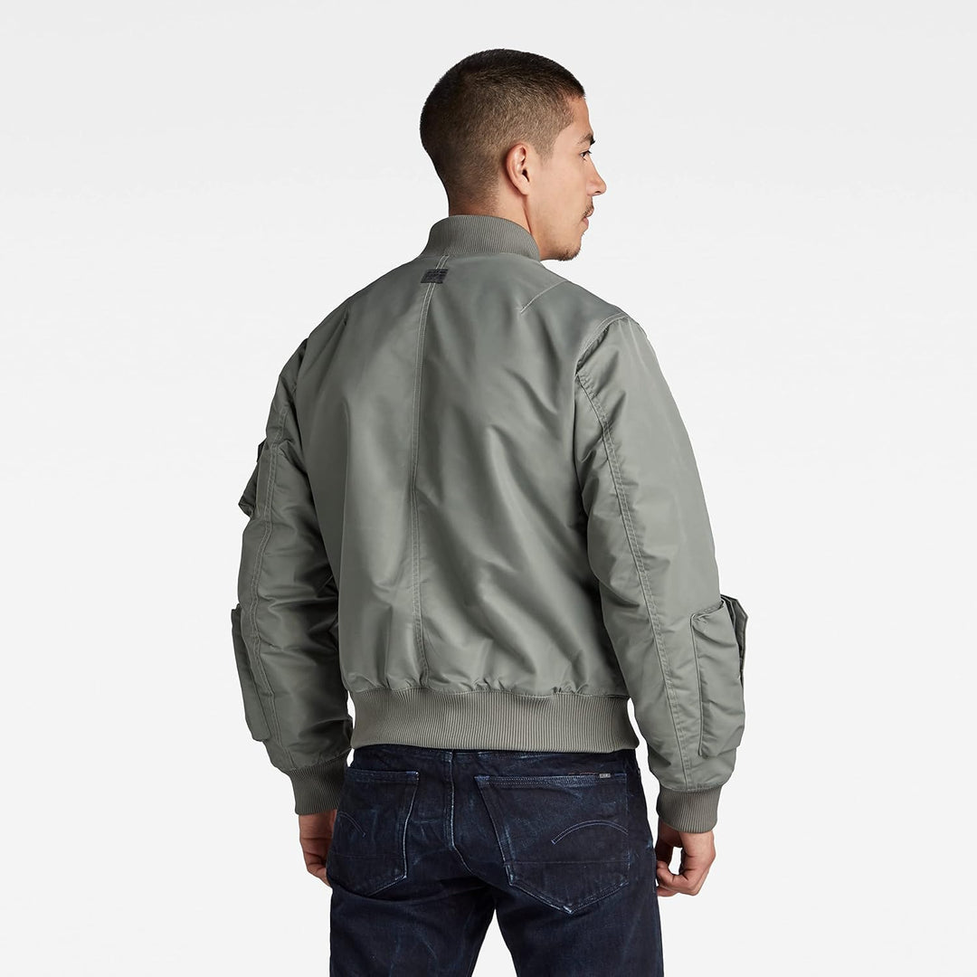 G-STAR RAW Herren Chest Pocket Bomberjacke Jackets S Grün (Orphus D20117-c143-722), S Grün (Orphus D