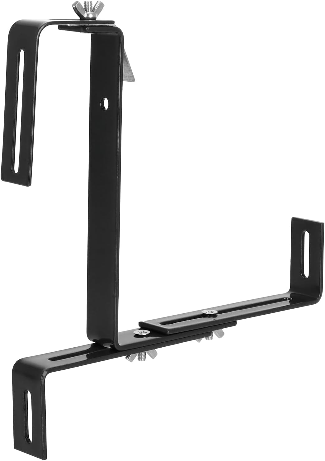 com-four® 4X Premium Blumenkastenhalter für Balkon-Brüstungen und Geländer - Flexible Befestigung au