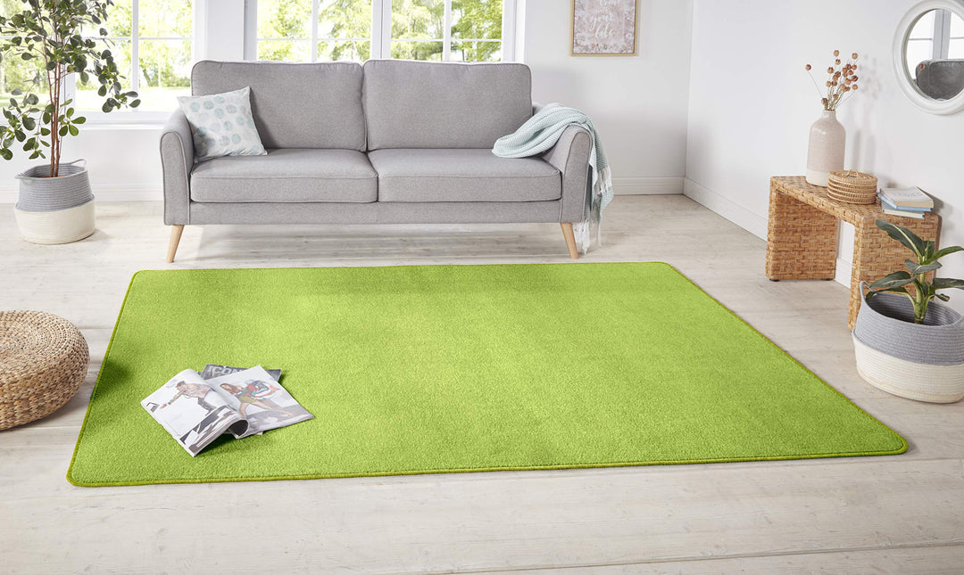Hanse Home Nasty Teppich – Wohnzimmerteppich Flauschiger Kurzflor Einfarbig Unifarben für Esszimmer,