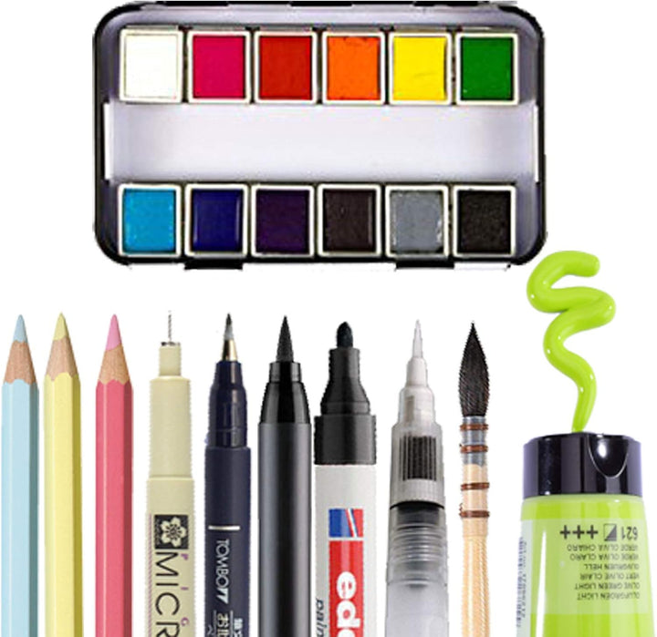 Florence Aquarellpapier texture 30,5x30,5cm 300g Wollweiss 50pcs 50 Blatt 30,5 x 30,5