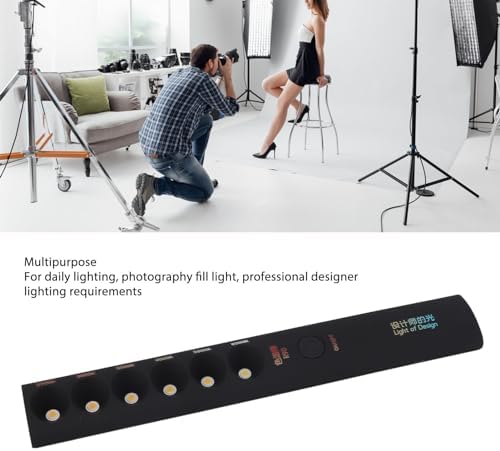 Yosoo Health Gear LED Lichtstab, Tragbarer Fotografie-Beleuchtungsstab, 2700K-6000K Farbtemperatur,