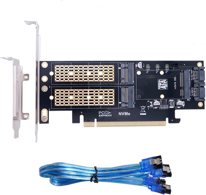 chenyang CY Dual SATA & PCI Express PCI-E 3.0 zu NGFF NVME M.2 MSATA M-Schlüssel B/M-Schlüssel SSD K