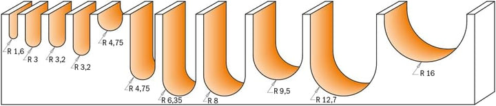 CMT orange Tools 914,190,11 Erdbeere Radius HM S konvexe Form 8 19 9,5 R D