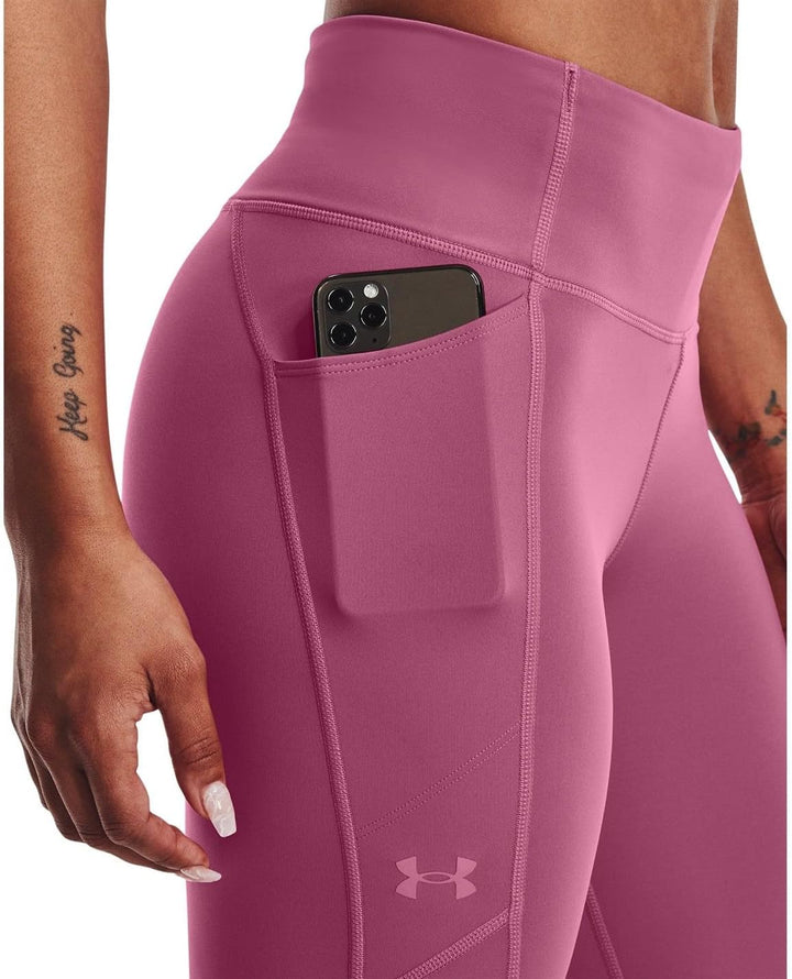 Under Armour Damen Warmup Bottoms Women's Ua Fly Fast 3.0 Ankle Tights XS Pace Pink, XS Pace Pink
