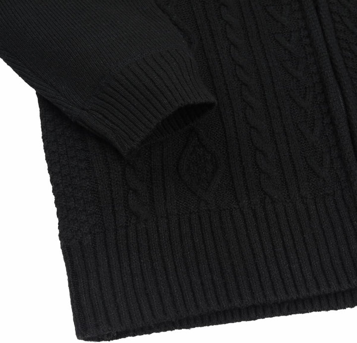 Sliktaa Herren Strickjacke Festival Cardigan Warm Trachtenjacke Mode Schlichter Pullover Langarm Swe