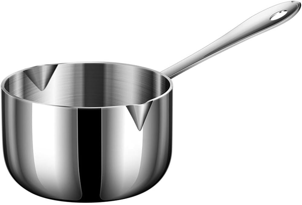 Edelstahl-Milchtopf, Topf, Sosse, kleine Saucenpfanne, antihaftbeschichtet, 260 ml, 260 Ml