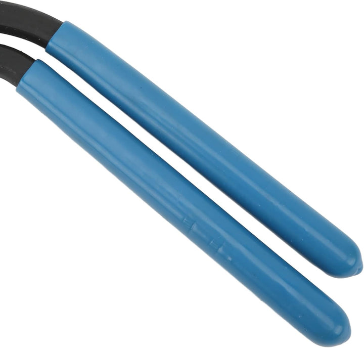 angled hog ring pliers,Hog-Ring-Zange,Abgewinkelte Hog-Ring-Zange,Gebogener Kopf,Gebogen,Offen,Abgew