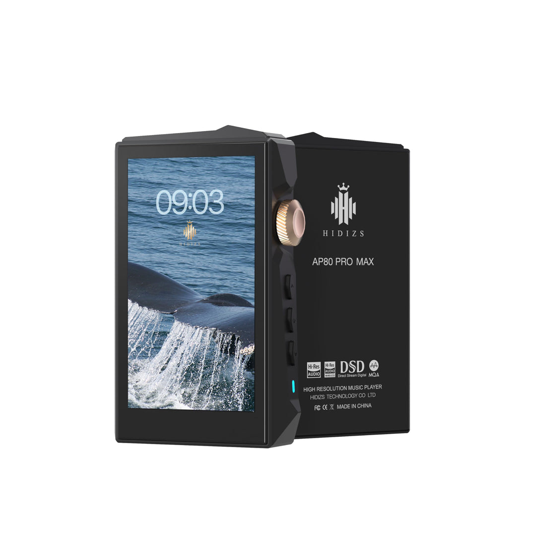 Hidizs AP80 PRO MAX MP3 Player mit Bluetooth WLAN, Hi-Res Streaming DLNA und AirPlay Wireless, Zwei