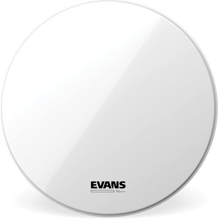 Evans BD20RSW-NP EQ3 Resonanzfell Bassdrum 50,8 cm (20 Zoll) ohne Loch weiss 20 inch Smooth White, 2