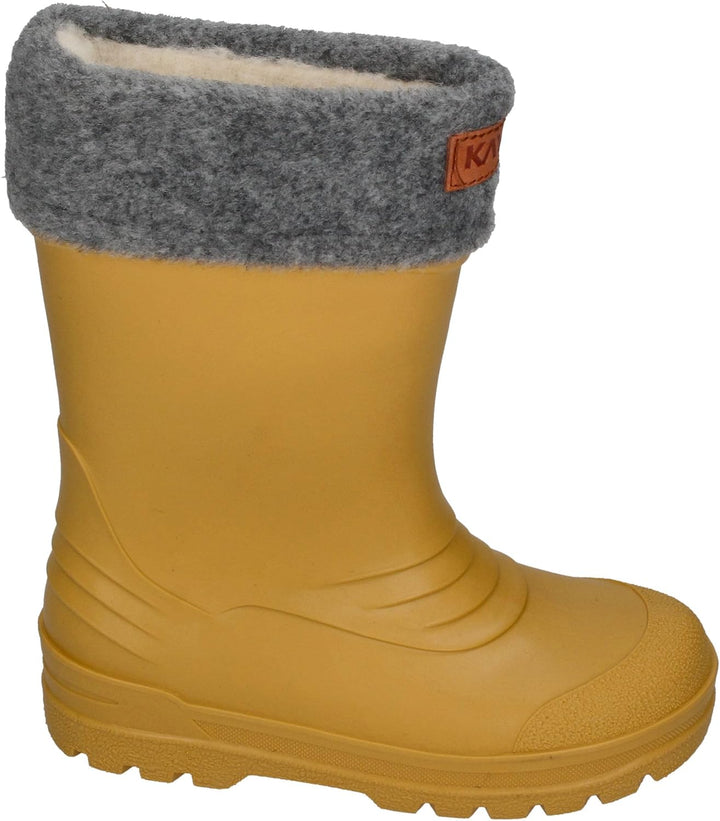 Kavat Unisex Kinder Gimo Wp Gummistiefel 22 EU Bright Yellow, 22 EU Bright Yellow